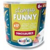 Pečiatky Aladine Stampo Funny - Dinosaury, 17 ks