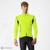 Castelli PERFETTO RoS 2 bunda, žiarivá limetková/reflexná strieborná M