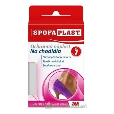 3M SPOFAPLAST č.932 Ochranná náplasť na chodidlá; 2,5cm x 5m 1 ks