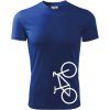 Bicykel na výšku - Pánske tričko Fantasy športové - L ( Kráľovská modrá )