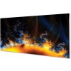 Nástenný panel Žlté a modré fraktály 100x50 cm