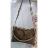 Katrin's Fashion Hnedá semišová kožená crossbody kabelka Grosso veragrosso000c - Hnedá veragrosso000c