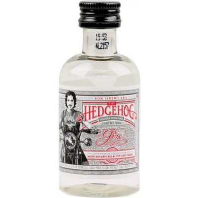 Mini Ron de Jeremy Hedgehog Gin 43% 0,05 l (čistá fľaša)