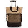 PUNTA Wheel Classy nákupná taška - béžovo-čierna 33L