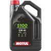 Motorový olej MOTUL 5100 10W40 4T 4L, 10W-40, syntetický, pre 4-taktné motory, API SH, CZ (104068)