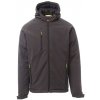 PAYPER GALE PAD S00515-P114 / Softshellová zimná bunda s kapucňou - anthracite/black M