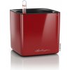 Lechuza Kvetináč Cube Glossy 16 scarlet, 160 x 170 x 170 mm