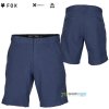 Fox šortky Essex Tech Stretch heather deep cobalt, modrý melír, 32
