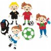 Penové nálepky na futbalové loptičky Baker Ross AR505 (balenie 1 kusov)