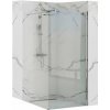 Rea AERO N 100, sprchová zástena WALK IN, 1-krídlová, 100 x 195 cm, lesklý chróm, transparentná, REA-K7551