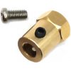 Náboj kolesa, bronzový so skrutkou - 6mm