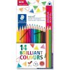STAEDTLER ergosoft 157 - trojhranné farbičky - v kartónovej krabičke - 12 ks + 2 zdarma