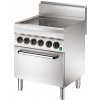 BARTSCHER Sklokeramický sporák 4 varné zóny s elektrickou rúrou, GN1/1, 700x650x870 mm | BARTSCHER, 650 Snack