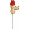CALEFFI Teplotný a tlakový poistný ventil, 3/4”M x d22, nastavenie tlaku 3bary