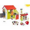 Smoby set domček Pretty Nature s letnou kuchynkou a obchod Supershop s potravinami a košíkom 810702-41