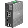 TP-Link OMADA priemyselný switch IES206GPP (4xGbE, 1xGbE/SFPcombo, 1xSFP, 3xPoE+, 1xPoE++, 120W, DIN, IP40, fanless)