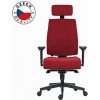Powerton ERGO JANA Kancelářské ergonomické křeslo, Červené