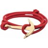 Amparo Miranda® Náramok lodné lano s kotvou 0554, Farba červená