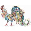 Zuty – Maľovanie Podľa Čísel – Mandala Kohút, 40 × 50 cm, Plátno + Rám 8596530069614