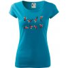 Parkour abeceda - Dámske tričko Pure - 2XL ( Svetlý tyrkys )
