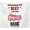 Sablio Dárková deka Nesnáším být sexy ale jsem hasič 150x120