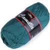 Bavlnená pletacia priadza Camilla 50 g - 1 ks 33 (8132) petrolejová