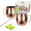 KingHoff SADA OCELOVÝCH HRNKŮ 500ML NA NÁPOJE Moscow Mule KH-2000