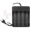 Nabíjačka batérií 4x18650, 4,2V DC 1000mA.