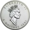 Royal Canadian Mint strieborná minca minca Maple Leaf 1995 1 Oz