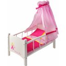 KNORRTOYS Postieľka pre bábiky Princess Zoe drevo 52 x 30 x 29 cm