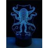 Beling 3D lampa, Chobotnica, 7 farebná S25