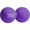 DOUBLE LACROSSE BALL 4FIZJO - fialová