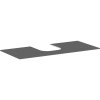Hansgrohe Xevolos E doska 500/480 a 600/480 118,4 x 55 x 1 cm bridlicová matná šedá 54210760