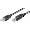 PremiumCord KU2AB2BK USB 2.0, propojovací, 2m, černý