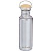 Nerezová fľaša Klean Kanteen Reflect 27oz (w/Bamboo Cap) - mirrored stainless 800 ml uni