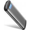AXAGON EEM2-SA, USB micro-B 3.2 Gen 1 - M.2 SATA SSD kovový RIBBED box, bez skrutiek EEM2-SA