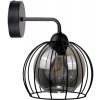 Keter Lighting Nástenné svietidlo SOLO BLACK 1xE27/60W/230V KE0087 + záruka 3 roky zadarmo + záruka 3 roky zadarmo