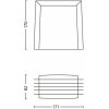 Vonkajšia nástenná lampa Philips myGarden Shades E27 sivá - 871951438536800
