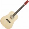 SX SD204G Transparent Red-Natural Akustická gitara
