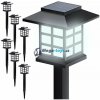 Solárna záhradná lampa - 6 ks - studená biela 37 cm Gardlov 25421