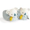 Doudou et Compagnie Paris Doudou Darčeková sada - Sada prvých topánočiek koaly Yoca s hrkálkami 0-6 mesiacov