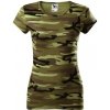 MALFINI® Camo Pure Tričko dámske Varianta: camouflage green, Velikost: S