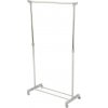 Stojan na šaty Compactor Stender Loft - na kolieskach, výsuvný, s poličkou na topánky (RAN3410)