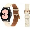 Remienok Samsung Galaxy Watch 5 Pro 45mm / 5 44mm / 5 40mm béžová biela farba