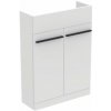 Ideal Standard I.Life S skrinka 60x21x83 cm kúpeľňová skrinka pod úmývadlo stojaca biela T5298DU