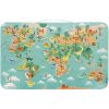 Magnetická hračka Mapa Dinosaury sveta 50 ks JANOD