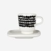 Marimekko Espresso šálka s tanierikom Oiva Siirtolapuutarha 50ml