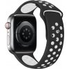 Eternico Sporty na Apple Watch 44mm / 45mm / 46mm / Ultra 49mm Pure White and Black AET-AWSP-WhBl-42