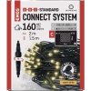 Emos D1DW01 Svetelná reťazStandard LED spojovacia vianočná reťaz sieť 1,5x2 m vonkajšia teplá biela