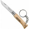 OPINEL 000081 VRI N°04 Inox vreckový nôž na kľúče 5 cm, bukové drevo